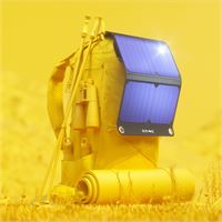PANNELLO SOLARE DA 12W CON BATTERIA INTEGRATA